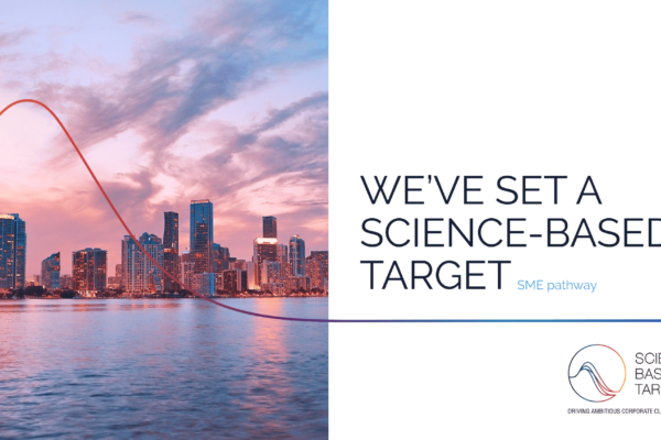 SBTi（Science Based Targets initiative）中小企業向け認定を取得しました。
